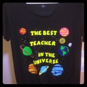 Custom made by me. Special shirt for teacher.